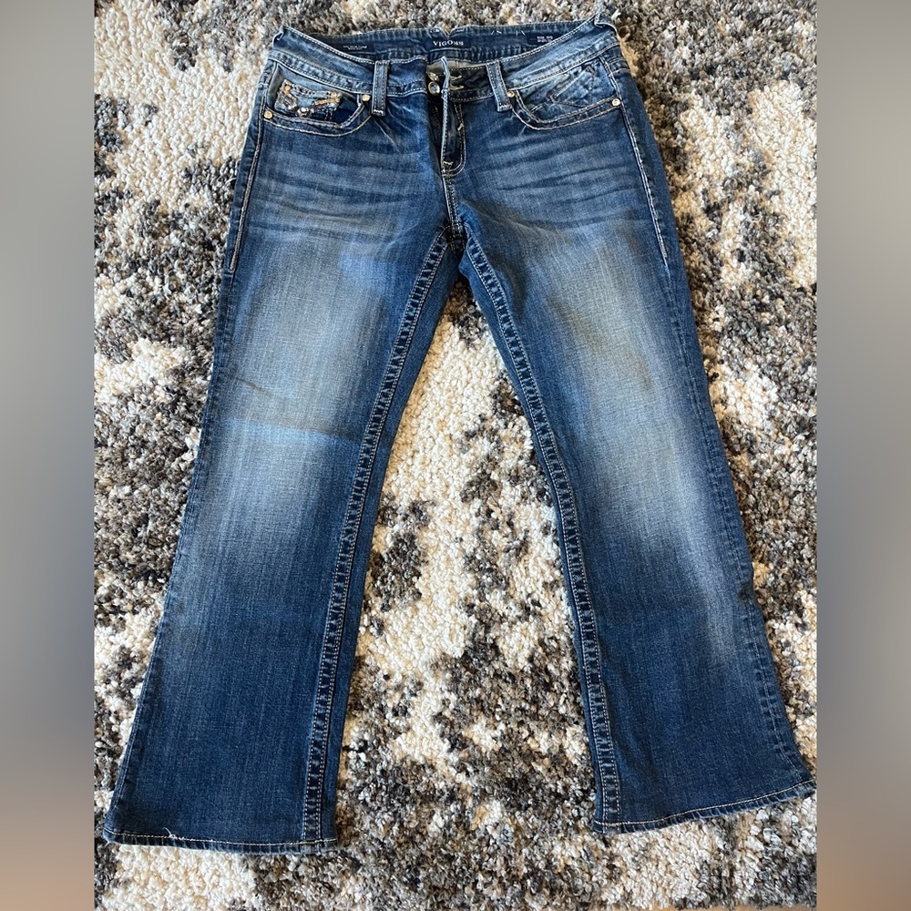 Vigoss Medium Blue Wide Leg Jeans